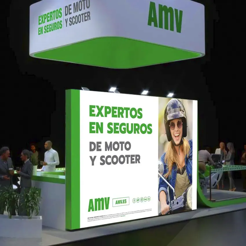 Agencia de Publicidad y Diseño de Gráfica para Stands en Eventos en Madrid, España
